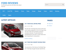 Tablet Screenshot of ford-reviews.com